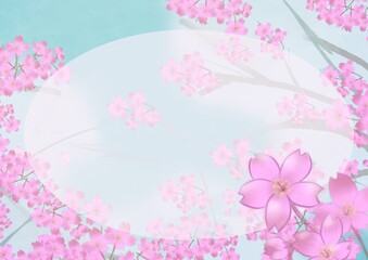 桜の背景素材2