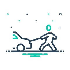 Mix icon for struggle