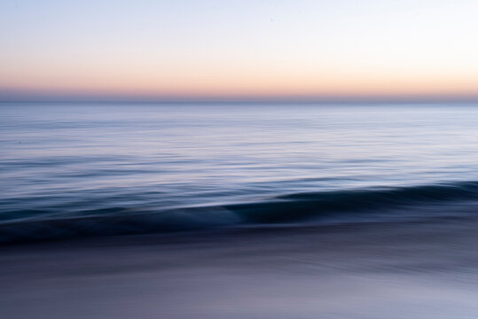 Waves at twilight