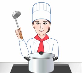 コックの女性