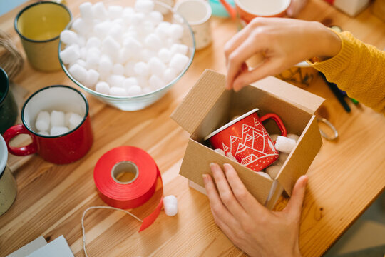 Woman packaging