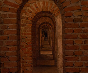 Fototapeta premium Ceglany tunel