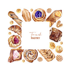 Greeting card with fresh baked pasties.