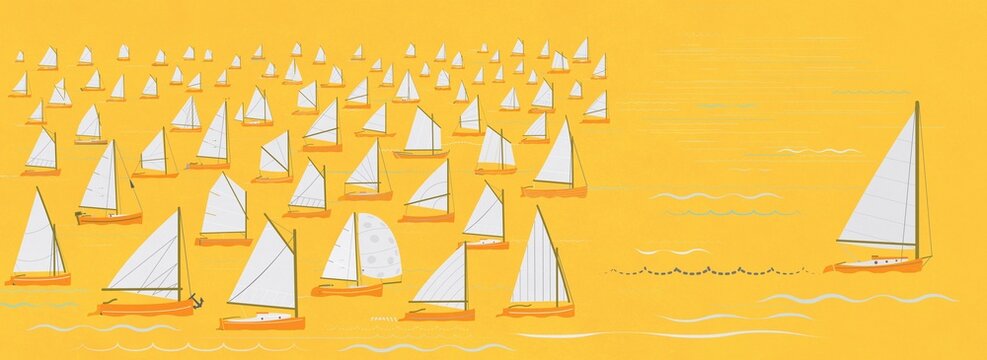 Leading the Way, Yellow Version / Catboats