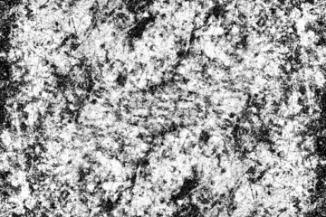 Black and white heavy grunge texture on the old concrete floor surface