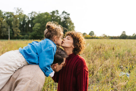 Family Spending Day in Nature