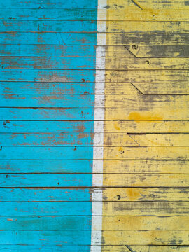 Old woodenschool gym floor