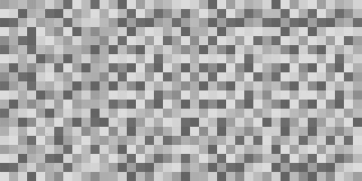 Censored sign from pixel blur. Square grey background in mosaic design. Abstract vector illustration, blurry effect for protection face on photo and video. Digital censorship for content