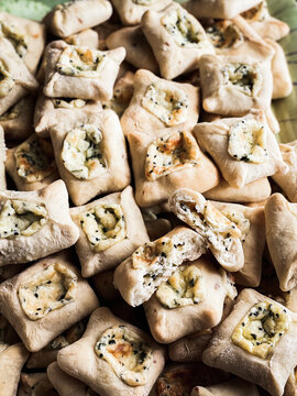 Fatayer Bijibn (Savory Cheese Pies)