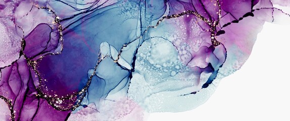 Minimal abstract background with cooper paths accent, modern watercolour painting made with alcohol ink technique, fluid illustration, liquid wallpaper for print, for product, book and brochure covers