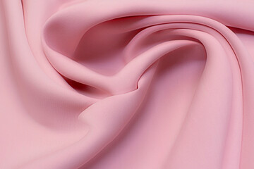 Close-up texture of natural red or pink fabric or cloth in same color. Fabric texture of natural...