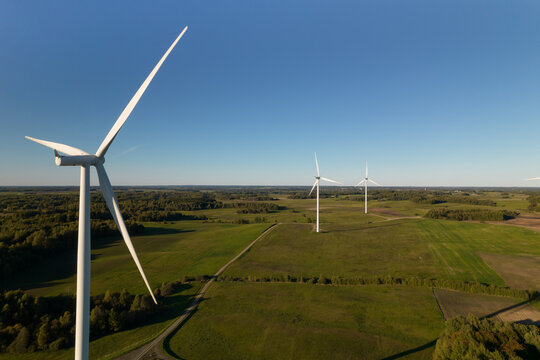 Windmill Plant At Green Field
