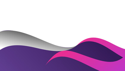 Modern simple purple and pink wave abstract background