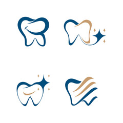 dental logo vector template for doctor logo design 