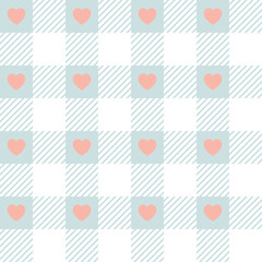 Gingham pattern. Seamless pastel vichy backgrounds for tablecloth, dress, skirt, napkin, or other design. Colorful and transparent background.