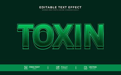 Toxin Editable Text Effect