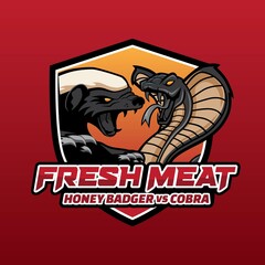Honey Badger Vs Cobra Illustration Design
