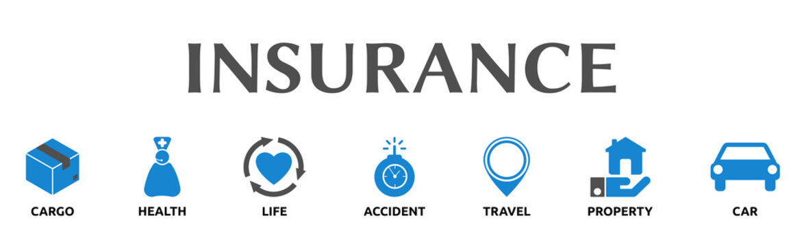 Illustration zum Thema: "Insurance". Isoliert freigestellt auf weißem Hintergrund.