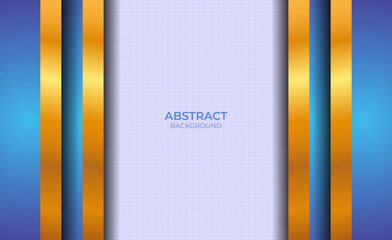 Background Blue And Gold Abstract Presentation