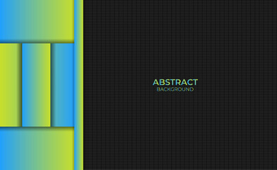 Abstract Modern Green Blue Gradient Background Design Style