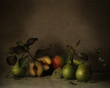 Naklejki Still Life With Pears 