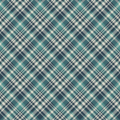 Plaid seamless pattern. Vector background of textile ornament. Flat fabric design.