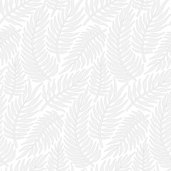 Awesome Abstract Elegant Leaves Vector Seamless Pattern Design