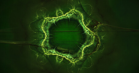 Abstract colorful shapes. 3d rendering fantasy light background. Digital fractal art wallpaper. Computer art. 