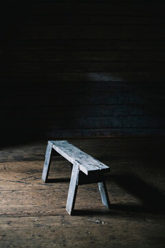 Lone Chair In a Wilderness Church