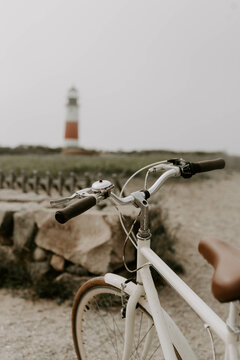 A lighthouse on Nantucket Island