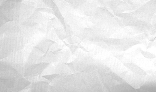Hintergrund Textur: Helles wei&szlig;es Papier mit Falten