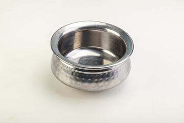 Indian metal empty bowl for food