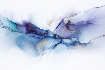 Abstract hand painted alcohol ink texture