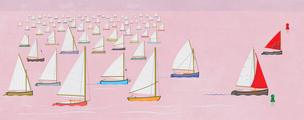 Close Competition, Down to the wire / Catboats