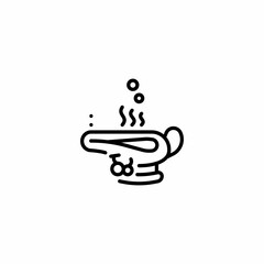 Boat Gravy Thanksgiving Outline Icon, Logo, and illustration
