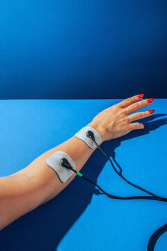 Electro therapy treating.