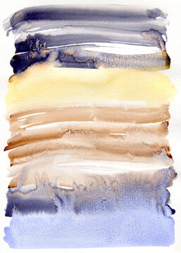 Abstract original watercolor artwork