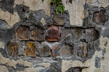old brick wall background texture pattern