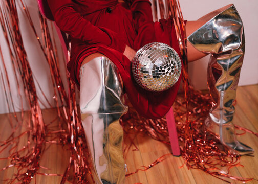 Stylish woman on a party 