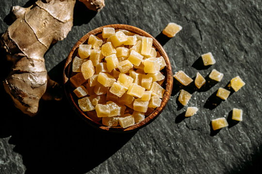 Sweet Organic Crystallized Ginger Candy