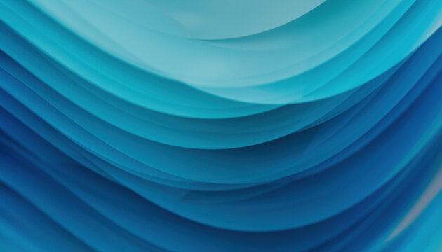 Abstract blue waves