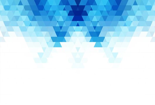 Abstract blue geometric shapes background illustration