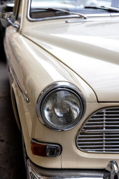 Front Fender Of Classic Car