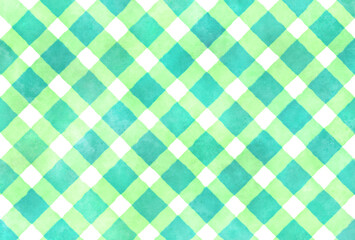 背景素材_水彩テクスチャ_緑