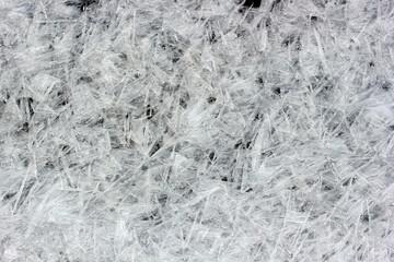 Fototapeta premium Ice cover seamless texture abstract background