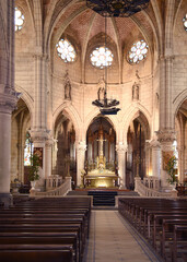Fototapeta premium Eglise Ste Eugénie Biarritz France