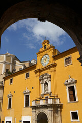 Fermo, Marche, Italy: historic buildings