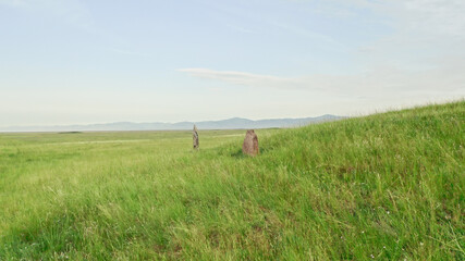 Valley of the Kings, Scythians, Salbyk Kurgan, Ancient settlements, Khakassia, Russia © Leo Viktorov