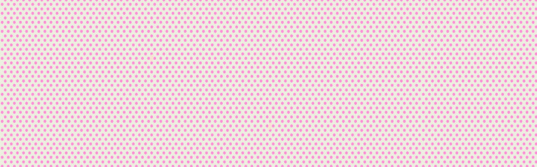 Seamless vector pastel pattern with dark pink polka dots on a sweet baby pink background.
