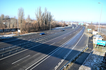 landscape, highway between major cities in Ukraine